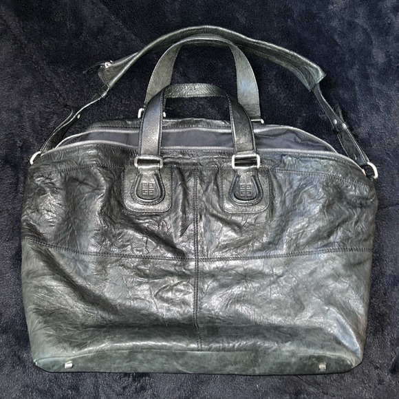 -Givenchy Nightingale Black Textured Leather Bag - Picture 3 of 10